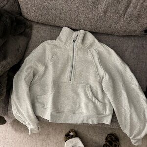 Scuba Oversized Half-Zip Hoodie